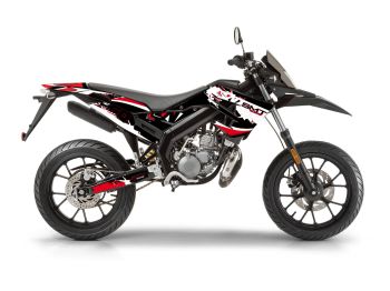 decal set black-white-red matt for Gilera SMT 50 2018-