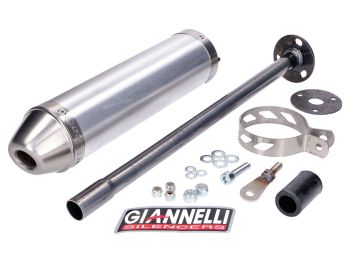 muffler Giannelli aluminum for Derbi GPR 50 Nude, Racing 50, Aprilia RS 50