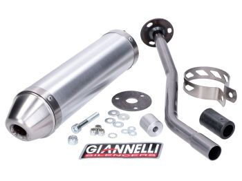 muffler Giannelli aluminum for Derbi Senda R 50 99-09, DRD Edition 50 SM 03-07