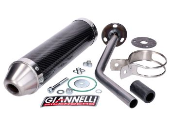 muffler Giannelli carbon for Aprilia RX 50 99-04, MX 50 02-04