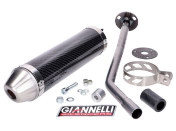 muffler Giannelli carbon for Aprilia RX, SX 50 2006 (D50B, EBE)