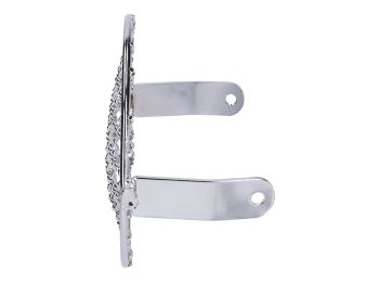 headlight grill round chromed universal for moped