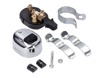 light, direction indicator switch unit chromed - universal