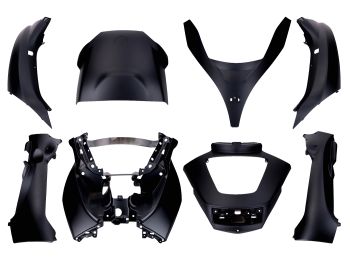 Fairing parts kit 8-piece black for Piaggio MP3 125-500 2008-2012