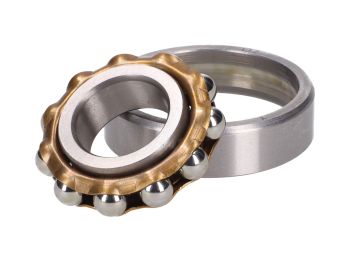 crankshaft ball bearing L17TVP w/ brass cage 17x40x10mm for Puch