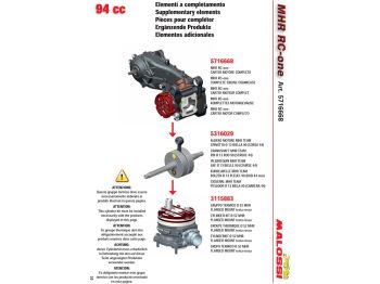 crankcase Malossi MHR RC-One 94cc for Minarelli 50 LC