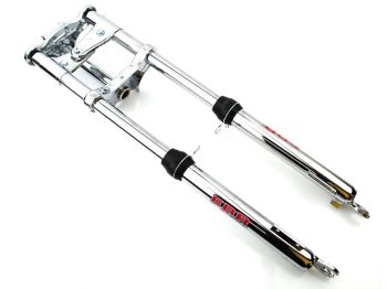 Front fork chrome 650mm 28mm 35mm 26mm 180mm for Puch Maxi S, N, X 30