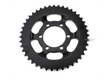 Sprocket Esjot steel 43 teeth black for Zündapp ZD 20, 40, ZL 25, Hai CX 25 TS, ZS ZE C 50 Sport, GTS 50, Super Combinette, Sport Falconette