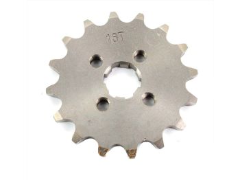 Pinion steel 16 teeth for Honda, MB 5, MBX MT MTX Dax, Monkey, 8, 8
