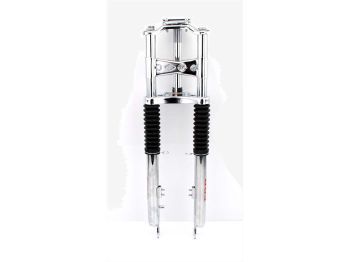 Front fork EBR complete with mudguard holder chrome for Hercules M 1, 2, P 3, 4, 5, HR Prima 2N, 2S, 3S, 4N, 4 S, 5S, 6, Optima 3