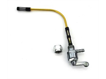 Fuel tap metal yellow/silver for Piaggio, Ciao