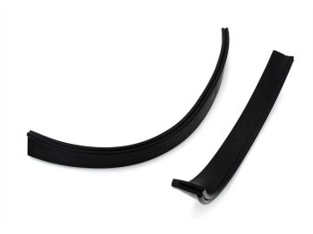 Scuff plates Keder set black for Simson, KR51/1, KR51/2