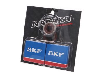 crankshaft bearing set Naraku SKF C4 metal cage for Minarelli AM6