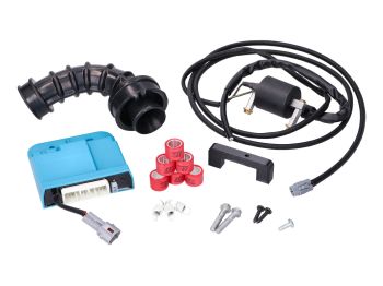 CDI unit / derestriction kit Naraku for Piaggio, Vespa iGet 50ie 2017-2019 (Euro4)