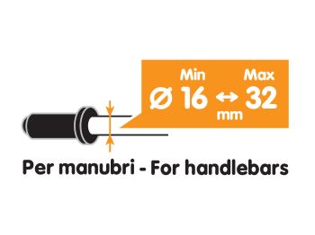 mobile phone holder handlebar fixing Opti Handle 16-32mm