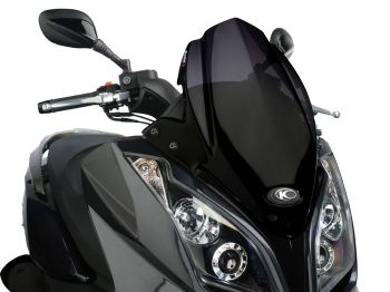 windshield Puig V-Tech Sport black for Kymco Downtown 125i, 300i ABS 09-14