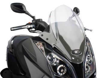 windshield Puig V-Tech Sport transparent / clear for Kymco Downtown 125i, 300i ABS 09-14