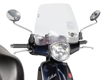 windshield Puig Trafic transparent / clear for Kymco Like 50, 125, 200i (09-14)