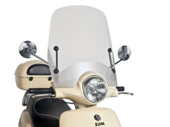 windshield Puig T.S. transparent / clear for SYM Fiddle 2 50, 125, 150