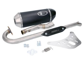 exhaust Turbo Kit Carbon H2 Quad / ATV 4T for Kymco KXR 250, MXU, Maxxer 250/300
