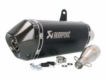 exhaust Akrapovic Slip-On Line for Vespa GTS 125 iGet Euro4 2016-
