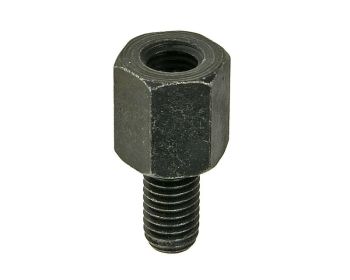 mirror thread adapter converts M8 left-hand to work with M8 right-hand mirror mount