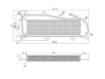air filter original replacement for Kymco People GT 125i, 300i