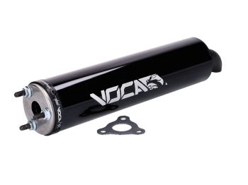 Rear silencer Voca Racing black 50/70cc