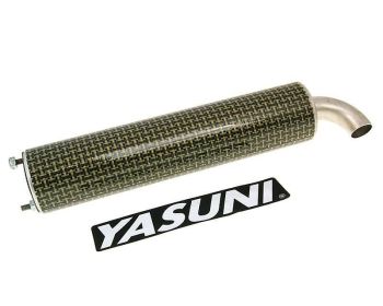 silencer Yasuni Scooter yellow carbon fiber = YA-SIL034KSRS