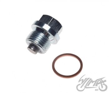 KOREK SPUSTU OLEJU Z MAGNESEM WSK125 M14