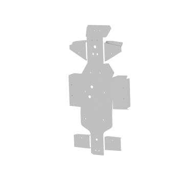Põhjakaitse täis komplekt (alumiinium): Linhai 400