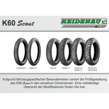 K60SCOUT 150/70B18 70T TL