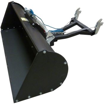 Plow bucket 1280 mm: with mechanical tilt