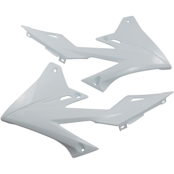 SHROUD RAD RMZ450 18- WHITE