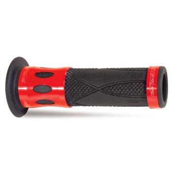 Grips GRIPS728 BK/RD ALU OPEN
