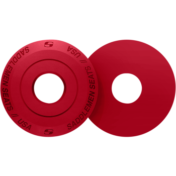 SEAT FENDER WASHER RED