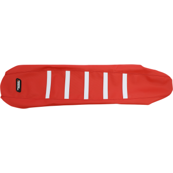 SEAT COVER RIBBED GAS RED