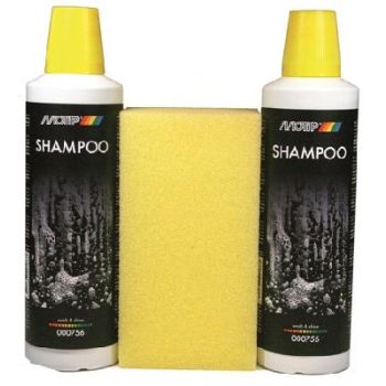 Motip pesukomplekt 2 x 500ml šampoon + pesusvamm