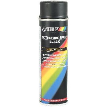 Motip 1k struktuurvärv must 500ml