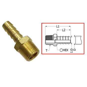 SeaX, connector Universal 1/4 NPT x 5/16