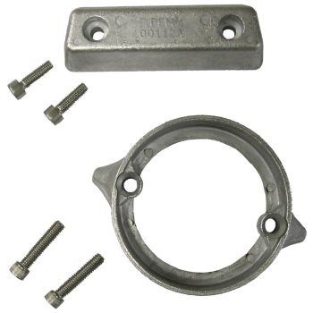 Perf metals anode, Complete Volvo 290 Dual Prop Kit
