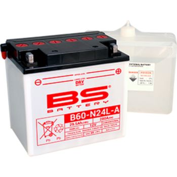 BS Battery B60-N24L-A (cp) Conventional, Dry charged