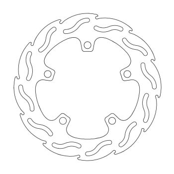 BRAKE DISC FLAME REAR