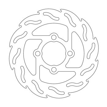 BRAKE DISC FLAME REAR