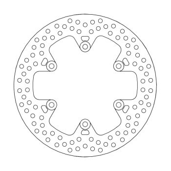 BRAKE DISC HALO REAR