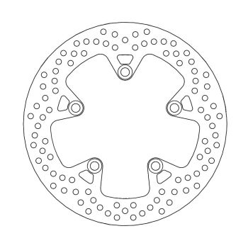BRAKE DISC HALO REAR