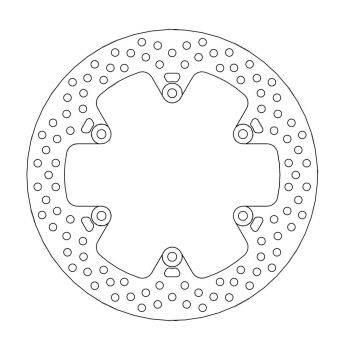 BRAKE DISC HALO REAR