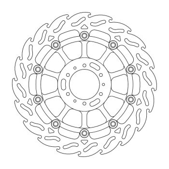 BRAKE DISC FLAME FLOAT FT L