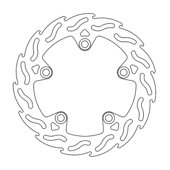 BRAKE DISC FLAME FRONT