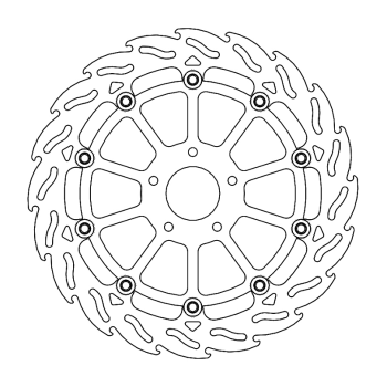 BRAKE DISC FLAME FRONT R
